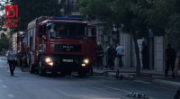 Bakının mərkəzində YANĞIN &ndash; VİDEO