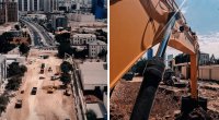 "Ulduz" metrosunun qarşısındakı yolda tikinti işləri davam etdirilir - VİDEO