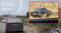 Lökbatan-Qobu yolunda avtomobil aşıb &ndash; VİDEO