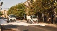 Paytaxt küçələrini belə yudular - FOTO
