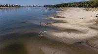 Dunay çayı dayazlaşdı - Vukovar adasına piyada getmək mümkündür - FOTO