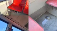 Bakıda avtobusda sərnişinin başına tavandan su töküldü - FOTO