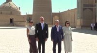 Prezidentlər və xanımları &ldquo;Poyi-Kalon&rdquo; kompleksini ZİYARƏT ETDİLƏR - VİDEO