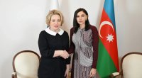 Valentina Matviyenko Mehriban Əliyevanı təbrik etdi