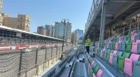 "Formula 1" üzrə Azərbaycan Qran-prisi üçün yeni tribuna quraşdırıldı