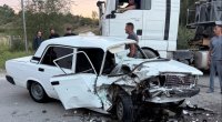 Qubada avtomobillər toqquşdu: Xəsarət alanlar var &ndash; FOTO/VİDEO