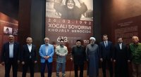 Konfrans iştirakçıları Xocalı Soyqırımı Memorialında