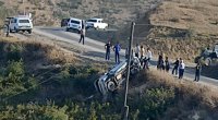Cəlilabadda "Toyota Prado" yoldan çıxaraq aşdı
