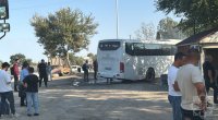 Xaçmazdan Bakı gələn avtobusda yanğın oldu - FOTO