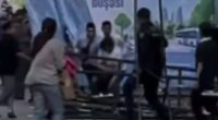 Bakıda nəhəng monitorun qadının üstünə aşmasının ANBAAN VİDEOSU