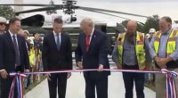 Tramp Ağ Evdə yeni helikopter meydançasını açdı
