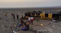 İranda sərnişin avtobusu aşıb - 11 nəfər həyatını itirib