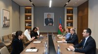 Ceyhun Bayramov DCO rəhbəri ilə görüşdü: Süni intellekt və rəqəmsal iqtisadiyyat müzakirə olundu - FOTO