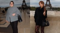 Aybəniz Haşımova qızı ilə Parisdə - FOTO