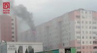 Ceyranbatanda yaşayış binasında yanğın &ndash; VİDEO