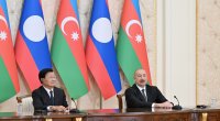 Azərbaycan və Laos prezidentləri mətbuata bəyanatlarla çıxış ediblər - FOTO