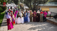Bakıda keçirilən kəlağayı yürüşündən VİDEOREPORTAJ