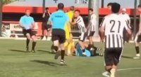 Hakimə hücum etdi, 2 il futboldan uzaqlaşdırıldı - VİDEO