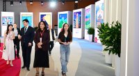 Leyla Əliyeva Səmərqənddə &ldquo;Uşağın gözü ilə dünya&rdquo; sərgisində - FOTO