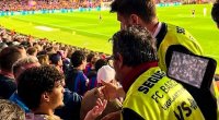 &ldquo;Real&rdquo; azarkeşi &ldquo;Barselona&rdquo;nın stadionundan QOVULDU