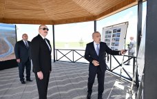 Prezident Köndələnçay su anbarları kompleksinin açılışında - FOTO/VİDEO