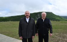 İlham Əliyev və Aleksandr Lukaşenko Cıdır düzündə - FOTO  