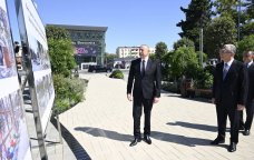 Prezident Bakıda Nərimanov parkının açılışında – YENİLƏNİB/FOTO 