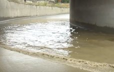 Bakıda bu tunel su altında qaldı - VİDEO