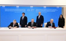 Azərbaycan, Qazaxıstan və Özbəkistan arasında yaşıl enerji ilə bağlı Memorandum İMZALANDI – FOTO