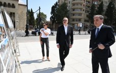 Prezident və birinci xanım GƏNCƏDƏ - FOTO