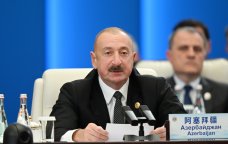 İlham Əliyev “ŞƏT plyus” formatında görüşdə çıxış etdi - FOTO