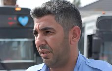 Sərnişinləri ölümdən xilas edən avtobus sürücüsü hadisə anını DANIŞDI - VİDEO