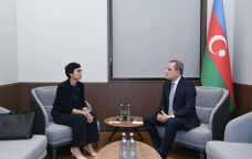 Ceyhun Bayramov AK komissarı ilə bölgədəki vəziyyəti müzakirə etdi - FOTO