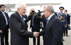 İtaliya Prezidenti Azərbaycana GƏLDİ - FOTO