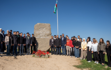 Onlar Zəfər yolu boyunca işğaldan azad olunmuş ərazilərə getdilər - FOTO