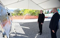 Cəbrayıl şəhərində ikinci və üçüncü yaşayış komplekslərinin təməli qoyuldu – FOTO