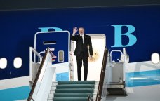 İlham Əliyevin Özbəkistana səfəri başa çatdı - FOTO