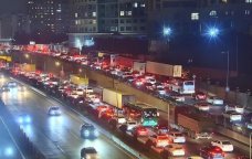 "20 Yanvar" dairəsindəki sıxlıq aradan qaldırıldı - YENİLƏNİB/FOTO