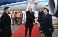 İlham Əliyev Slovakiyaya GETDİ – FOTO