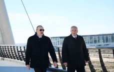 İlham Əliyev ailəsi ilə &ldquo;Bakı Ağ Şəhər&rdquo;də - FOTO