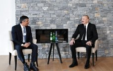 İlham Əliyev Davosda Braziliyanın &ldquo;BTG Pactual&rdquo; şirkətinin sədri ilə görüşüb - FOTO/VİDEO