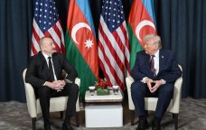 İlham Əliyev və Donald Tramp arasında GÖRÜŞ KEÇİRİLDİ - FOTO/VİDEO