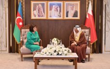 Sahibə Qafarova Bəhreyn Krallığı Şura Məclisinin sədri ilə görüşdü - FOTO