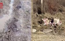 Masazırda partlamış su borusu təmir edildi - Amma keyfiyyətli iş sual altındadır... – VİDEO