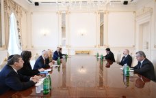 Betsi Berns Korn İlham Əliyevin QƏBULUNDA &ndash; FOTO/VİDEO