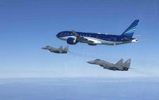 Serbiya qırıcıları Prezidentin təyyarəsini belə müşayiət etdilər &ndash; FOTO/VİDEO