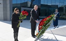 Prezident və birinci xanım Xocalı Soyqırımı Memorialının açılışında - FOTO/VİDEO