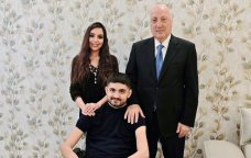 Leyla Əliyeva Vətən müharibəsi qazisini ziyarət etdi - FOTO