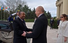 Prezident və birinci xanım Efiopiyanın Baş nazirinin rəsmi qarşılanma MƏRASİMİNDƏ - VİDEO