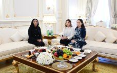 Mehriban Əliyeva Efiopiyanın birinci xanımı ilə GÖRÜŞDÜ - VİDEO